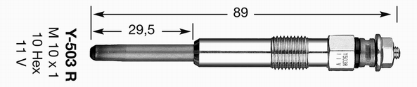 Bujie incandescenta NGK 9974
